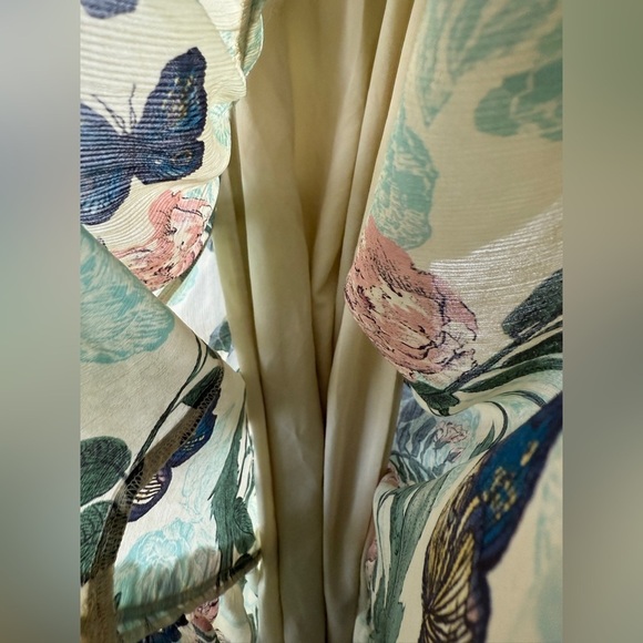 Anthropologie Maeve maxi dress tan floral size 2 - Picture 6 of 11